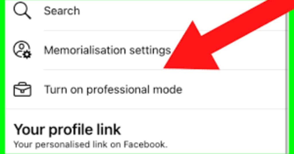 How to turn on professional mode on Facebook